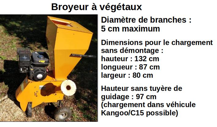 broyeur à végétaux