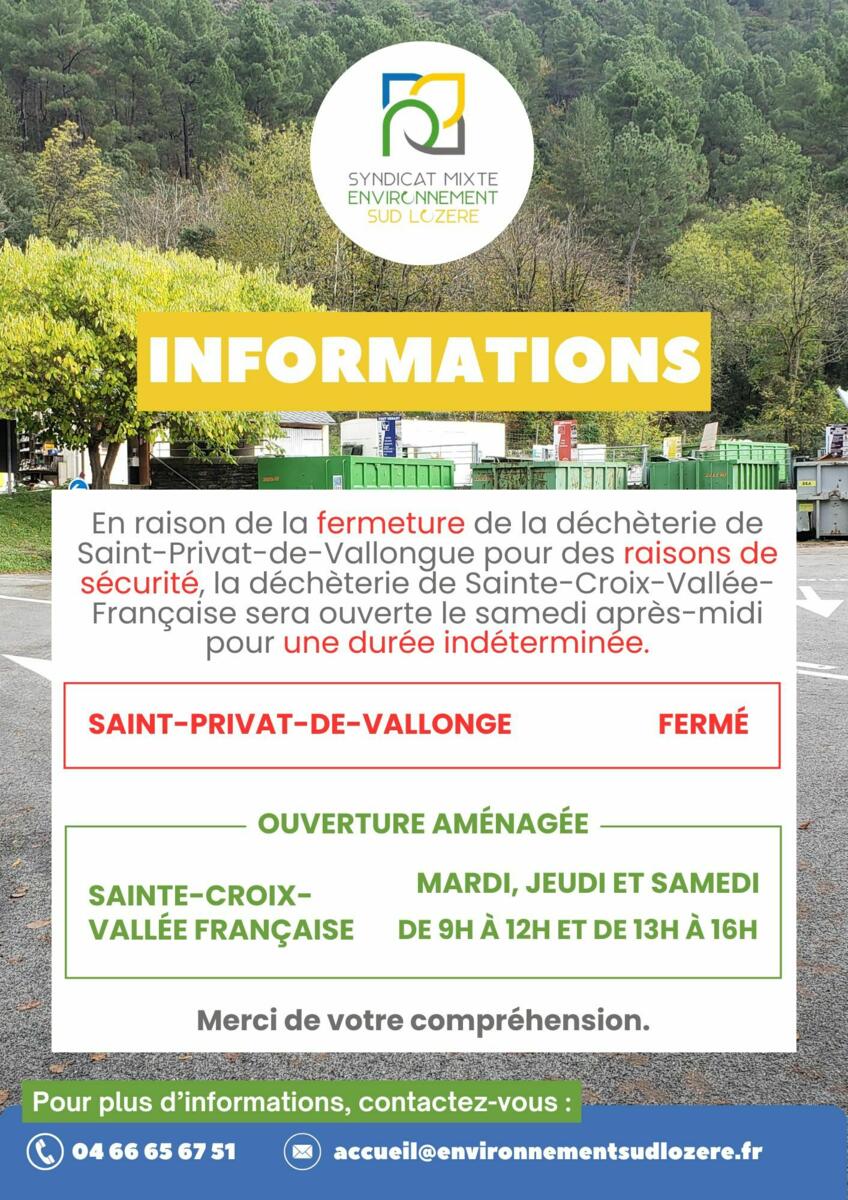 IDECHETTERIE HORAIRES AVRIL26