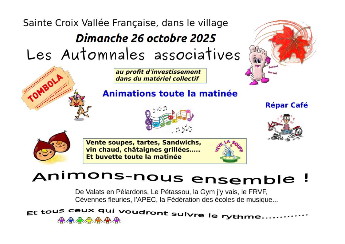 affiche automnales associatives 2025